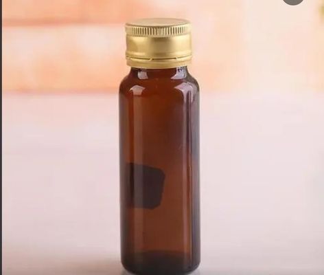 500ml Botol Cair Oral Kaca Bulat Coklat Amber