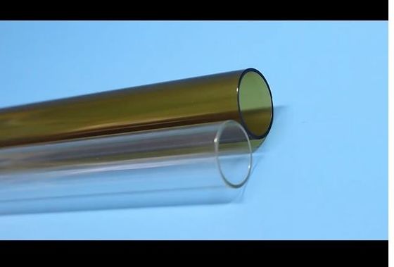 Jelas Atau Kuning Netral Kaca Borosilikat Tubing Penggunaan Medis 1ml-20ml