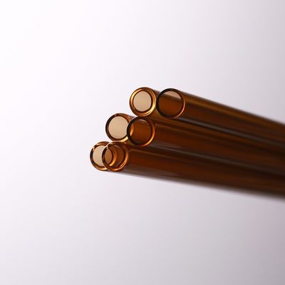 Tabung Kaca Farmasi Netral Jelas Amber COE 5.0 Panjang 1500mm
