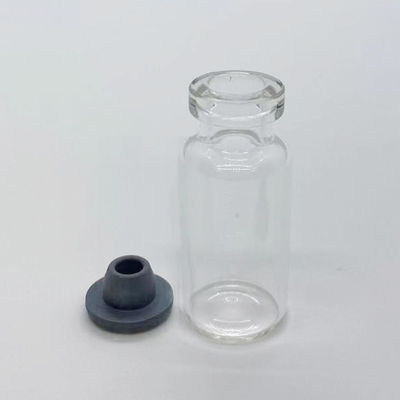 Botol Kaca Injeksi Tubular Jelas ISO 2R Dengan Stopper
