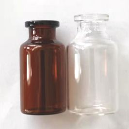 Koleksi Bubuk Botol Kaca 25ml Botol Kaca Kosong Dengan Sumbat Karet