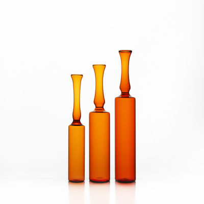 Ampul Kaca Borosilikat Netral Amber Dengan Cincin Pecah
