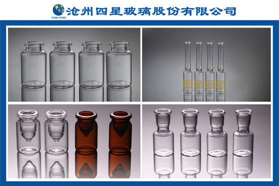 Clear And Amber 3ml Pharmaceutical Glass Vials Tabung Uji Transparan Dengan Gabus