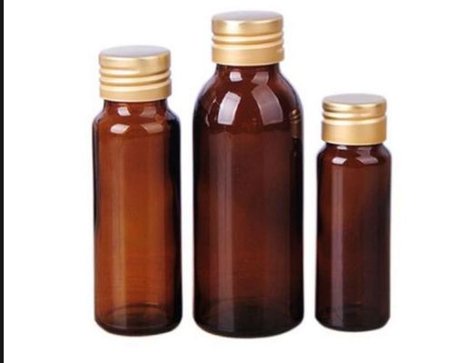 250ml Botol Cair Oral Botol Amber Dibentuk Dari Soda Lime Glass