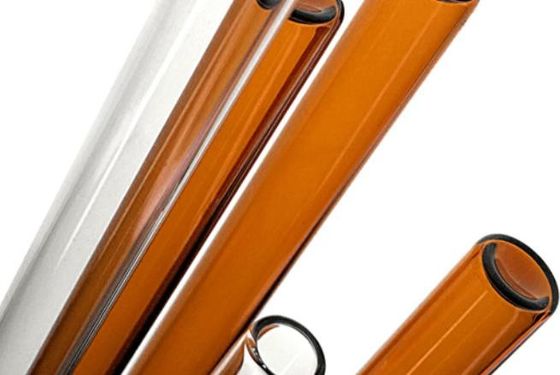 Tabung Kaca Farmasi Bening Borosilikat Diameter Luar 10.75mm