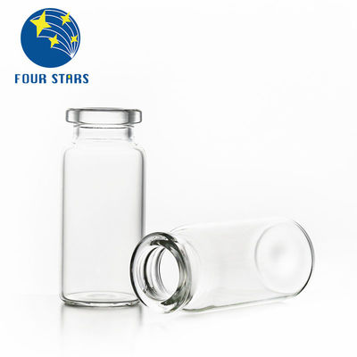 Farmasi 2ml 5ml 7ml 10ml 15ml 20ml 30ml botol injeksi tabung kaca amber bening