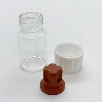 7ml Baut Cap Botol Diameter 21.9mm Untuk Beku Kering Bubuk