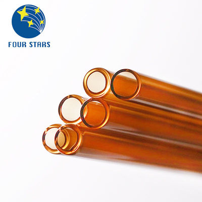 Tabung Kaca Kimia Amber Farmasi 1-20ml Tabung Uji Borosil