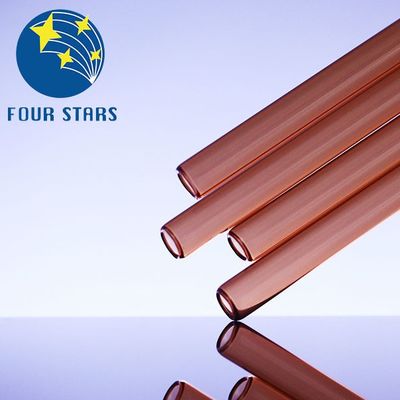 Tabung Kaca Berwarna Amber Sangat Dipoles Tabung Uji Kecil 1-20ml