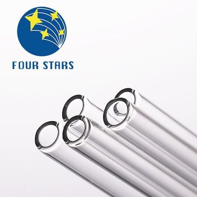 Tabung Kaca Borosilikat 13mm Daya Tahan Tinggi Tabung Kaca Panjang Kimia