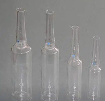 Standar 40ml Botol Ampul Kosong Kaca Berwarna Transparan Untuk Injeksi