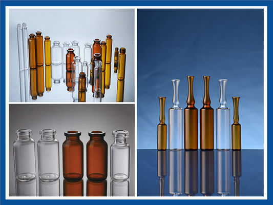 Botol Injeksi Kaca 0.1oz Medis Untuk Penggunaan Farmasi